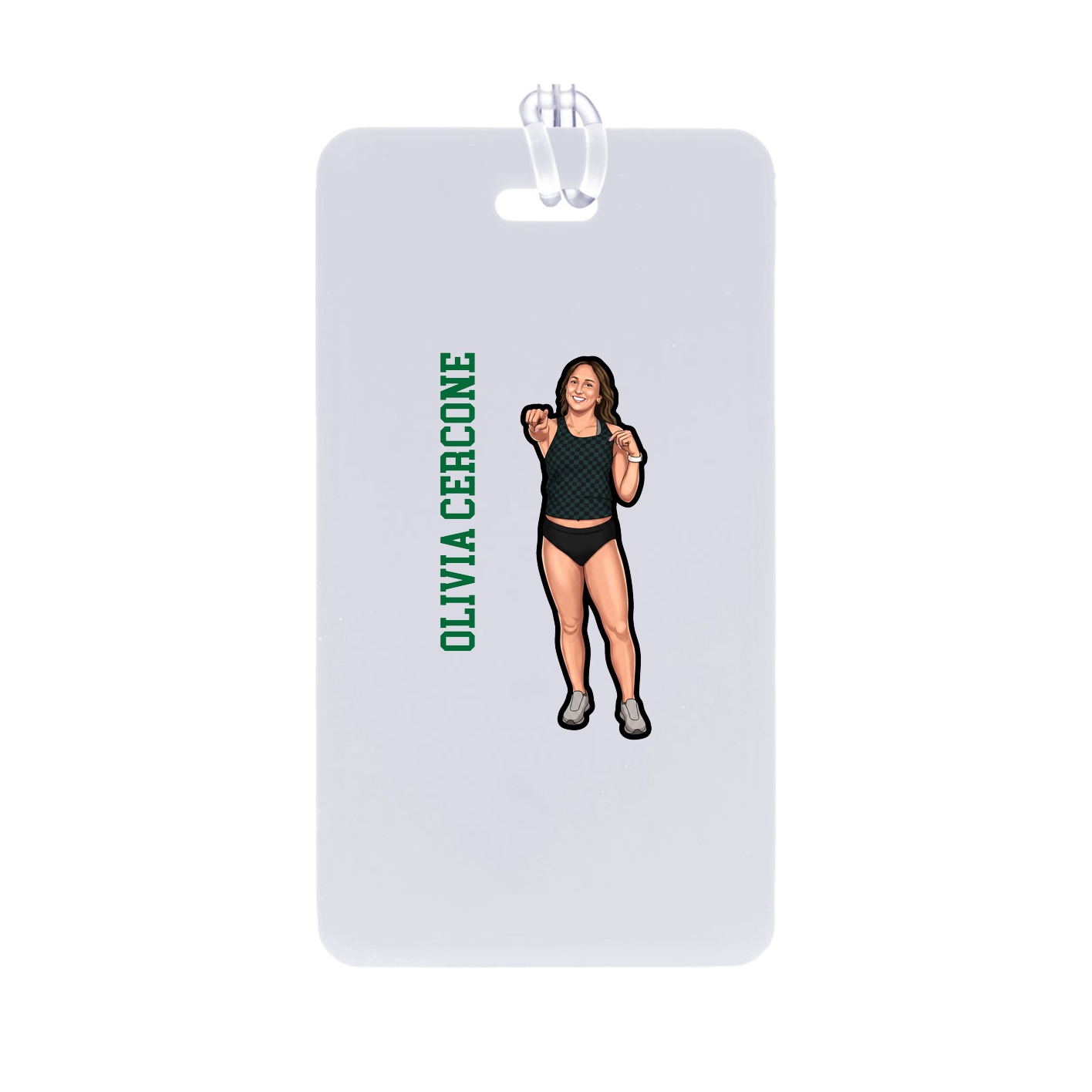 Bag Tag — Name Vertical in Classic