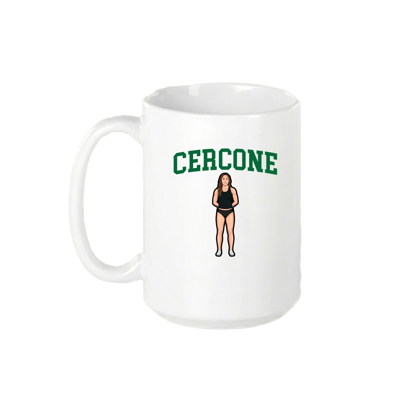 15oz Coffee Mug — Shirsey in White