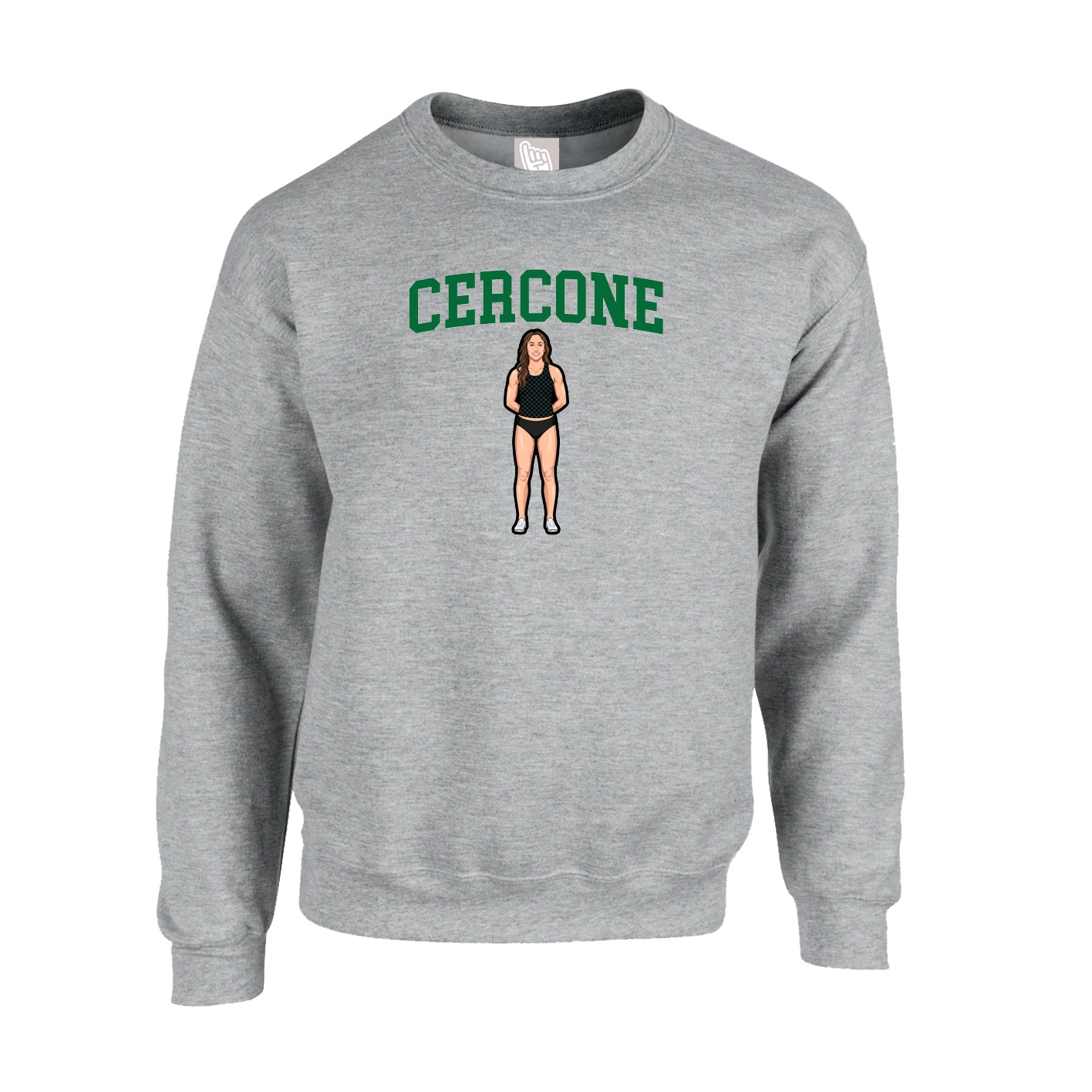 Fleece Crew — Shirsey in Grey