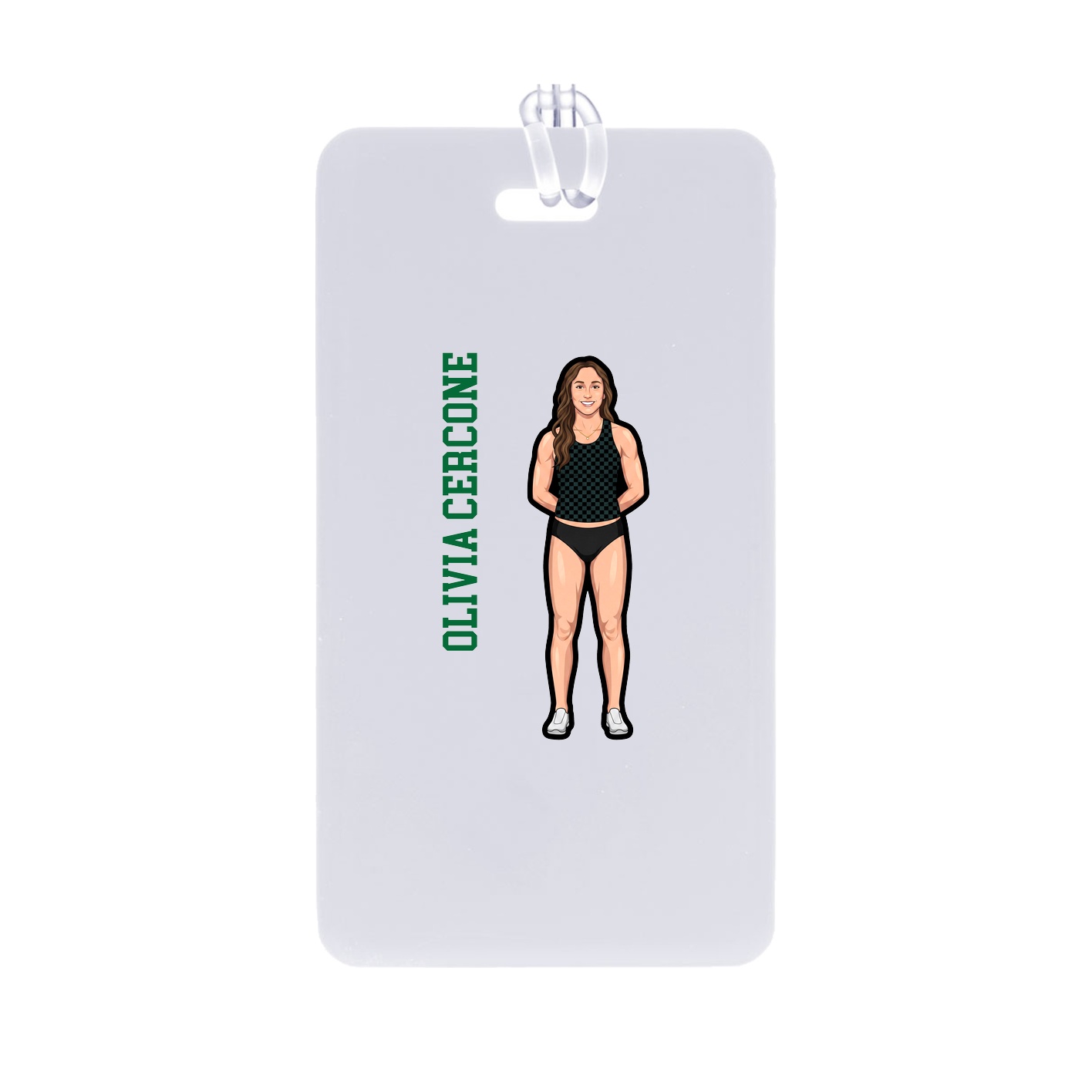 Bag Tag — Name Vertical in Classic