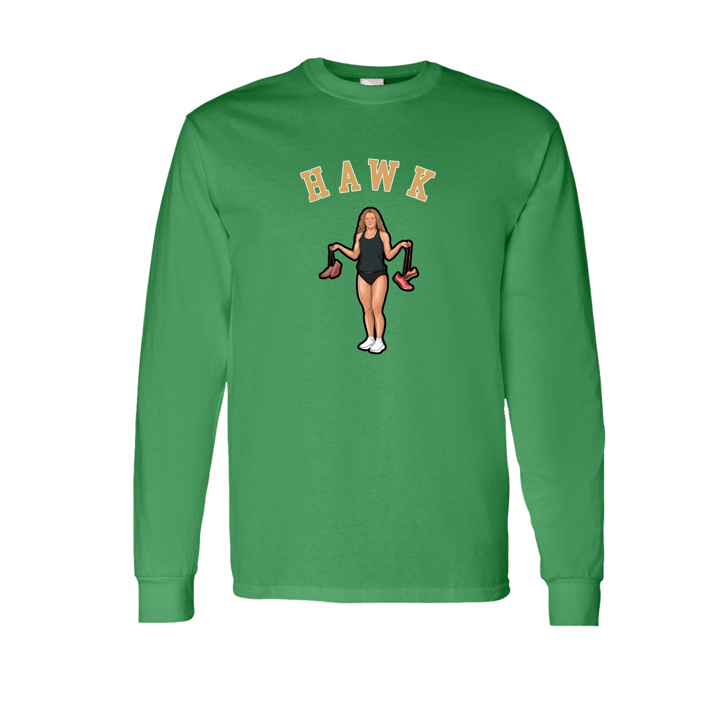 Long Sleeve Tee — Shirsey Arch in Green