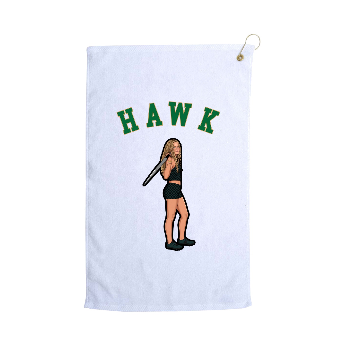 Golf Towel — Shirsey Arch in White