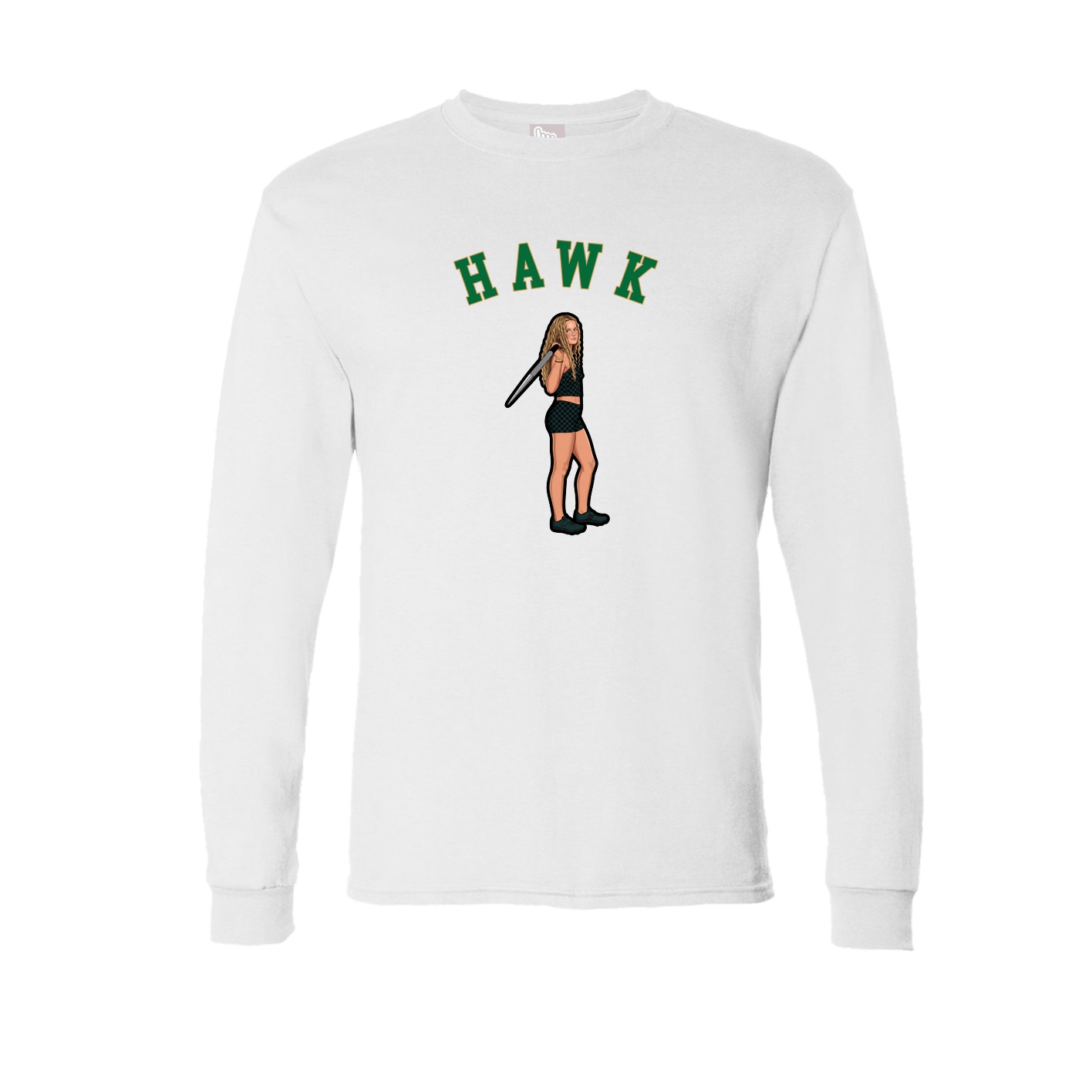 Long Sleeve Tee — Shirsey Arch in White