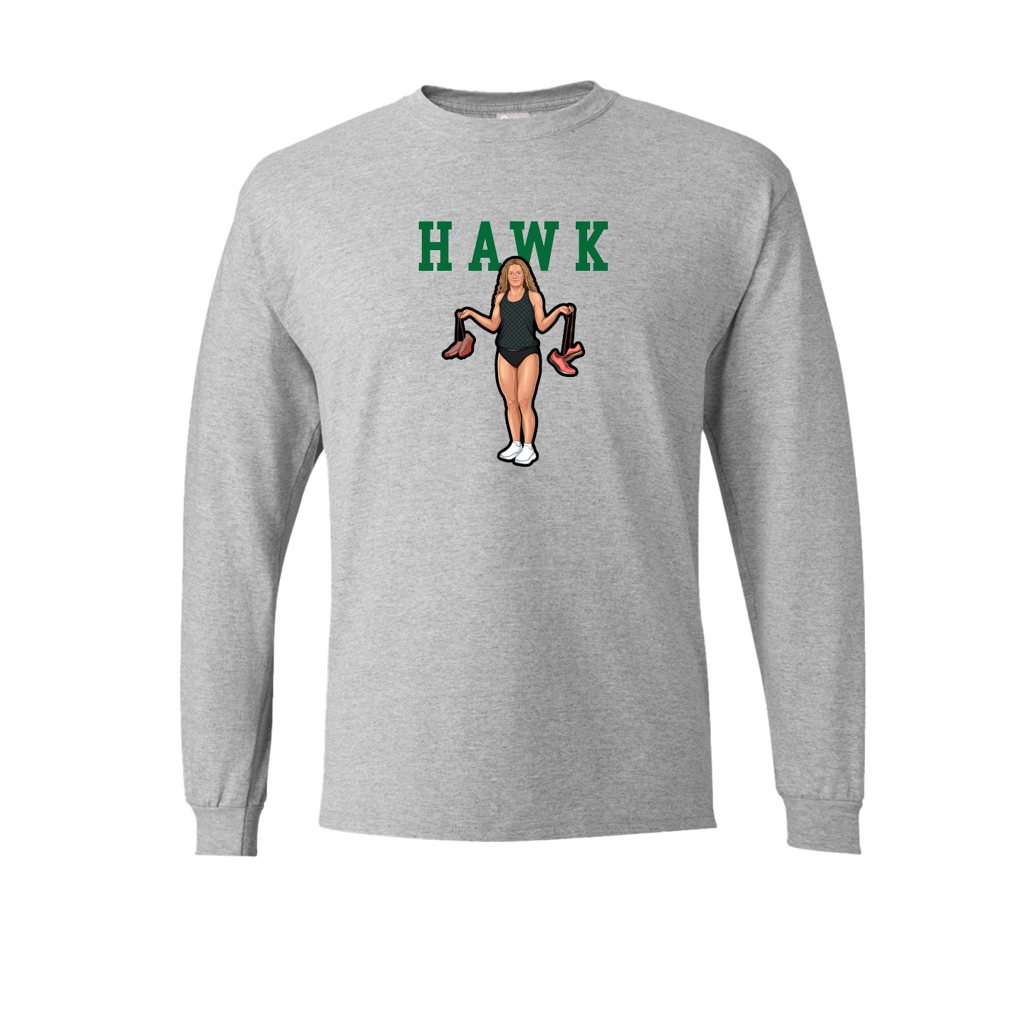 Long Sleeve Tee — Shirsey in Grey