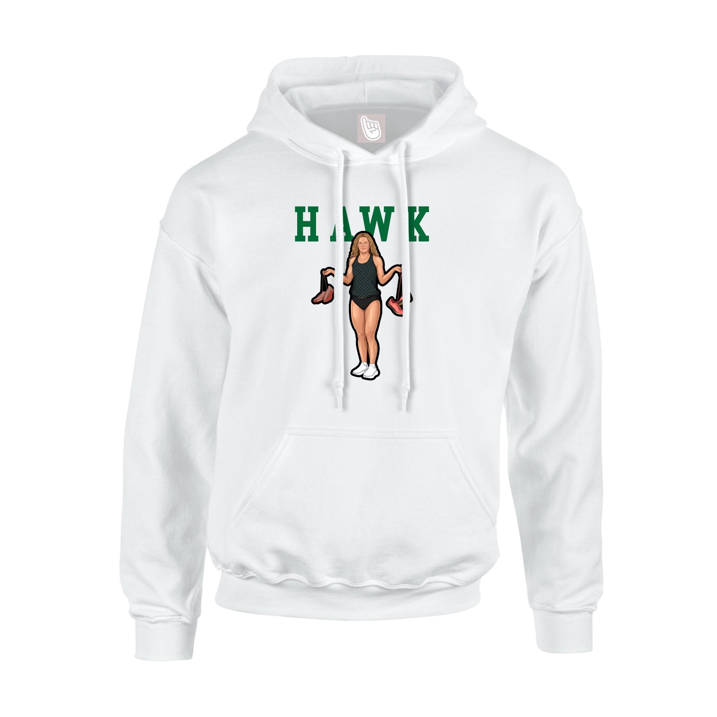 Hoodie — Shirsey in White