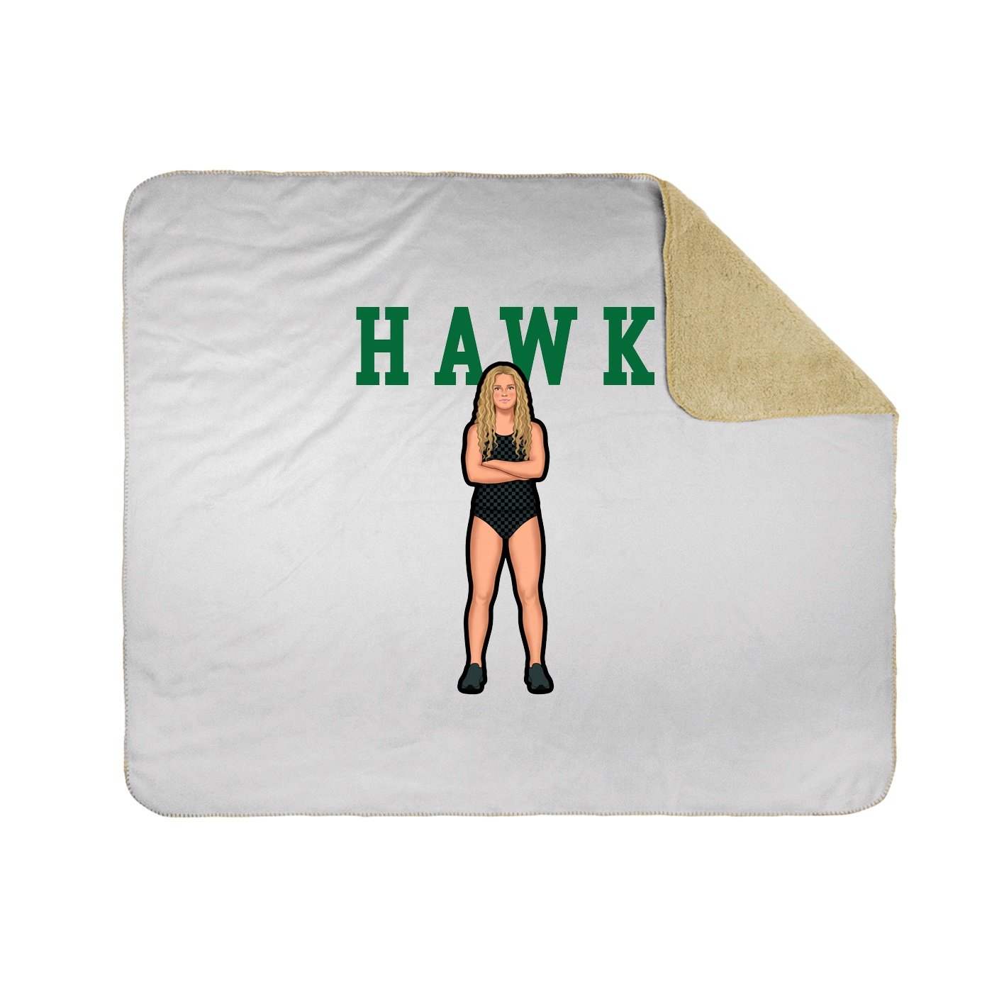 Throw Blanket — Shirsey in White