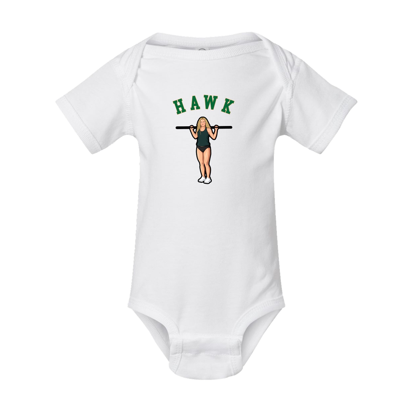 Baby Onesie — Shirsey Arch in White