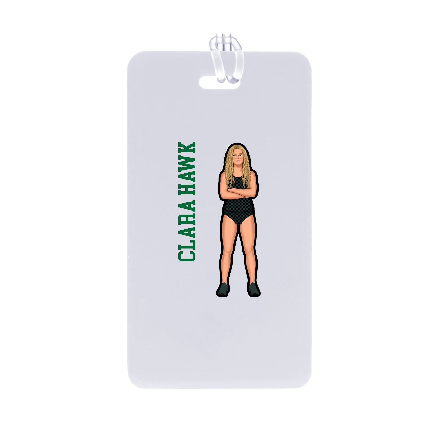 Bag Tag — Name Vertical in Classic