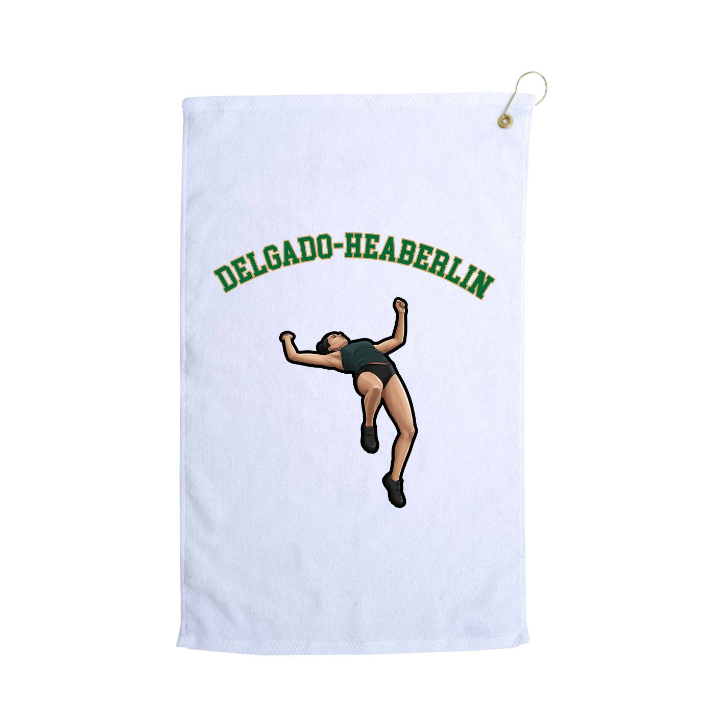 Golf Towel — Shirsey Arch in White