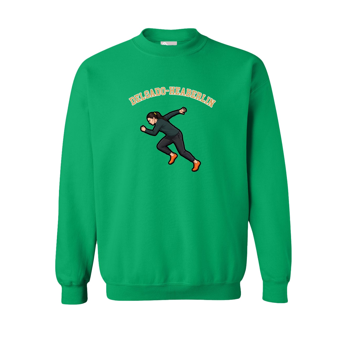 Fleece Crew — Shirsey Arch in Green