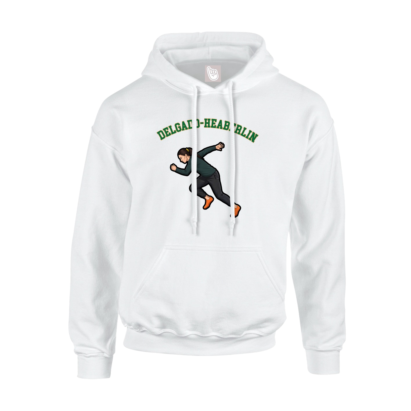 Youth Hoodie — Shirsey Arch in White