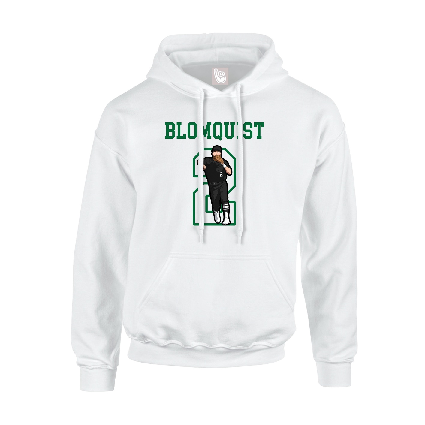 Hoodie — Shirsey in White