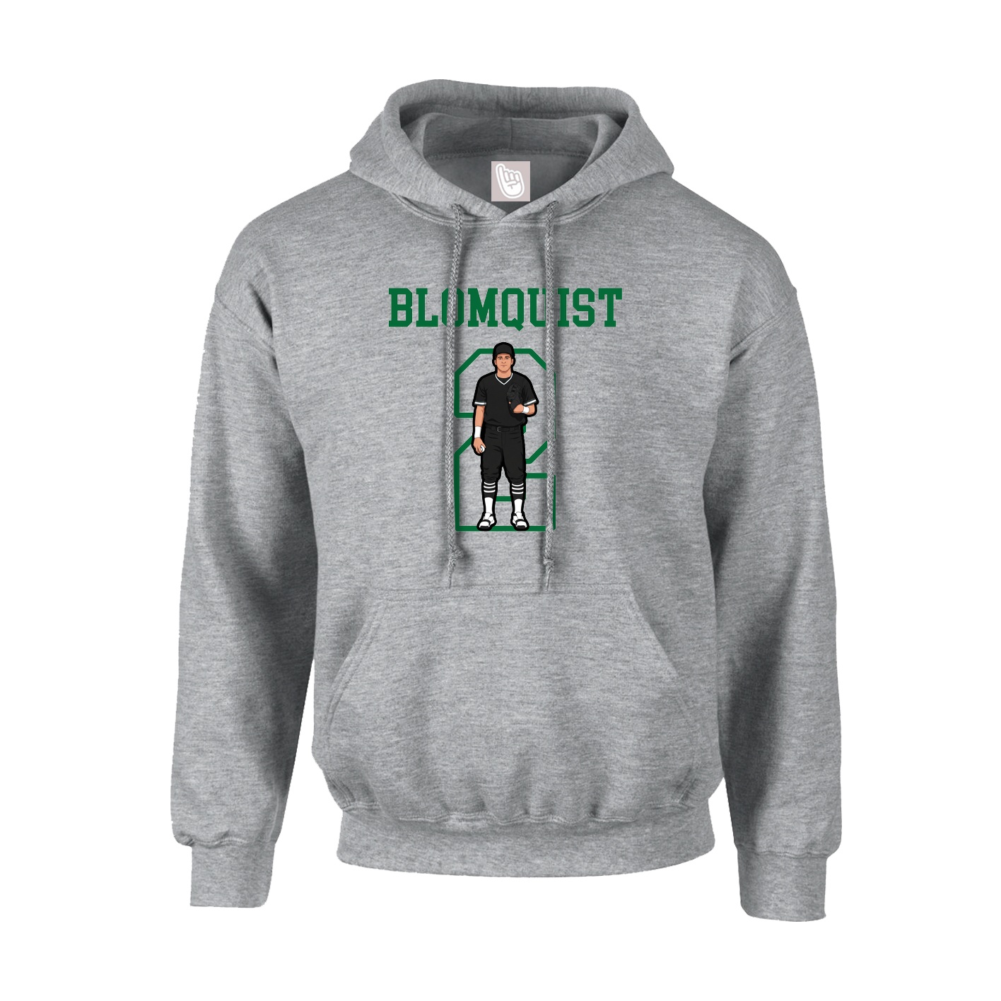 Hoodie — Shirsey in Grey