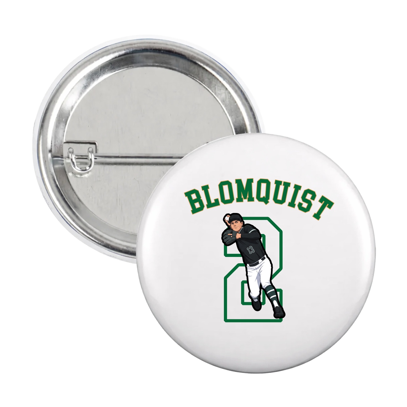 Game Day Button — Shirsey Arch in White