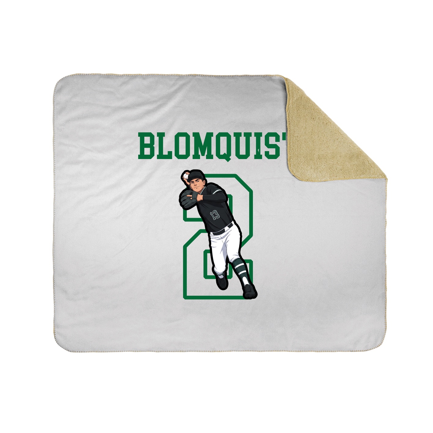 Throw Blanket — Shirsey in White