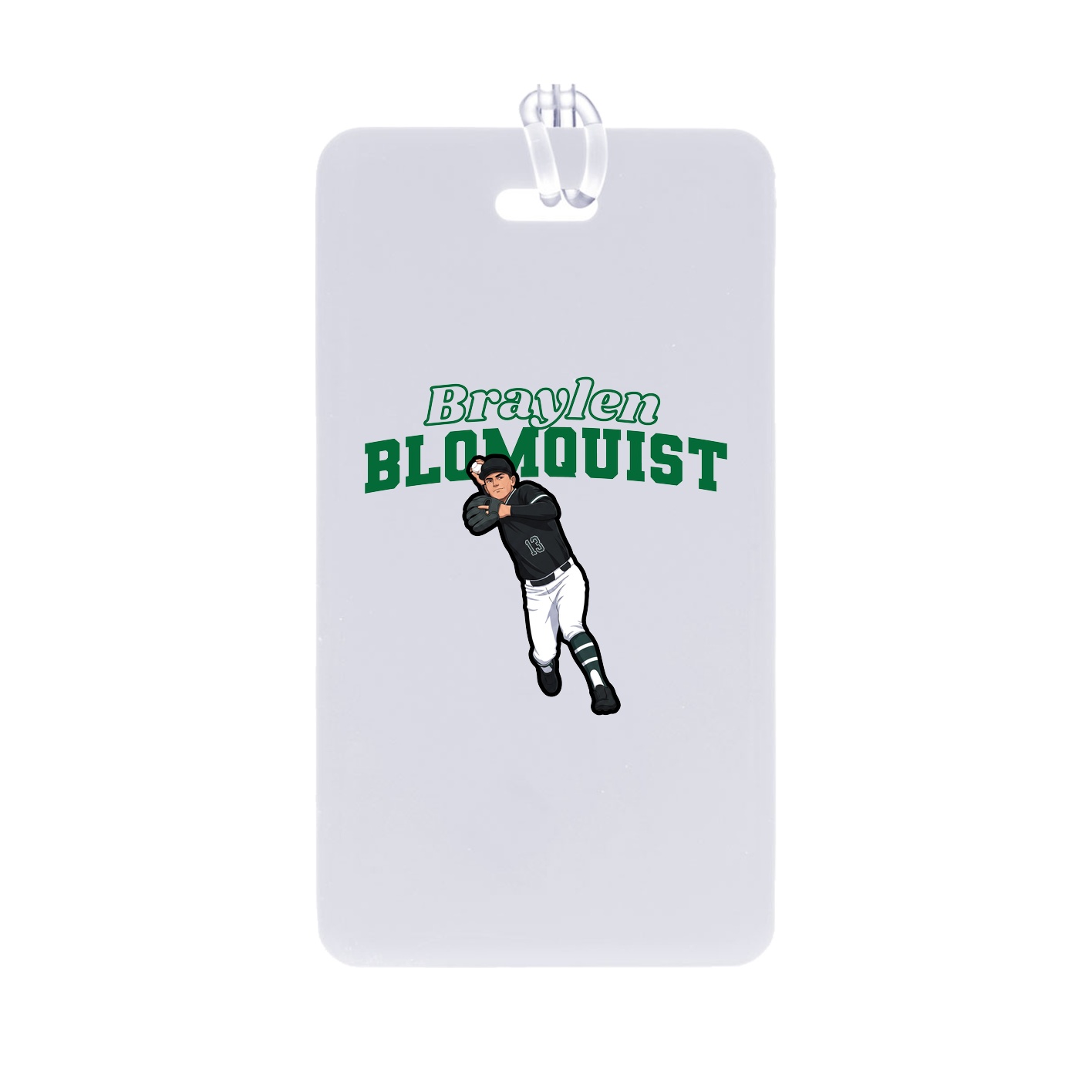 Bag Tag — Name Arch in Classic