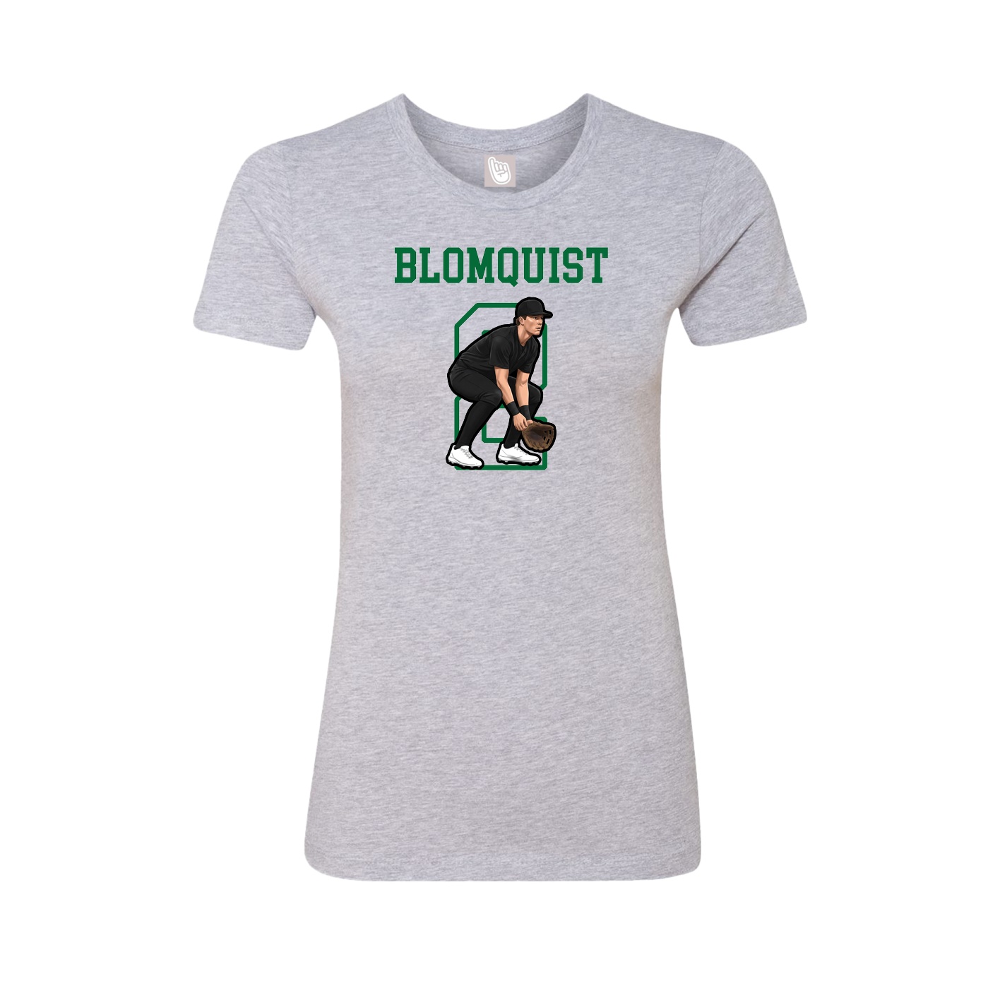 Fitted Women's Tee — Shirsey in Grey