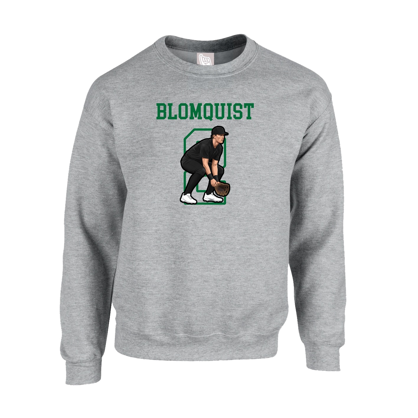 Fleece Crew — Shirsey in Grey