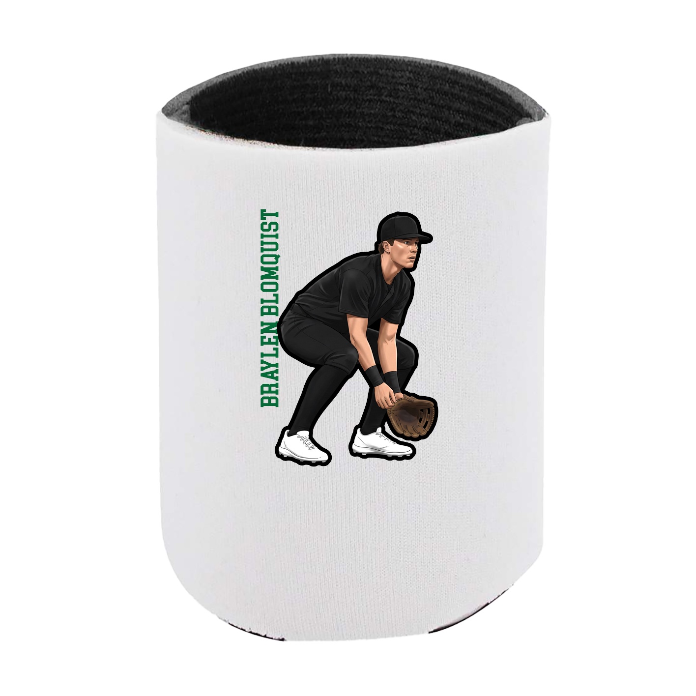 Can Holder — Name Vertical in White