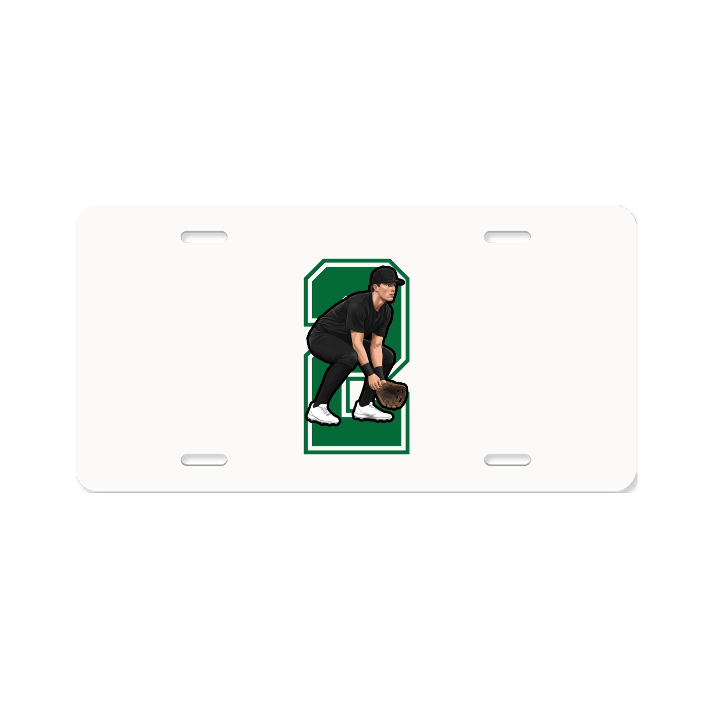 License Plate — Number in Classic