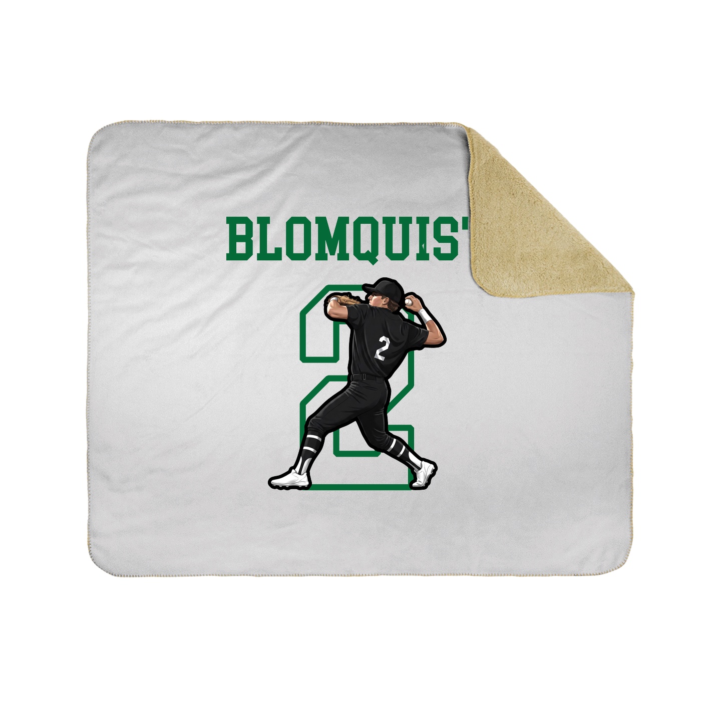 50x60 Sherpa Lined Throw Blanket