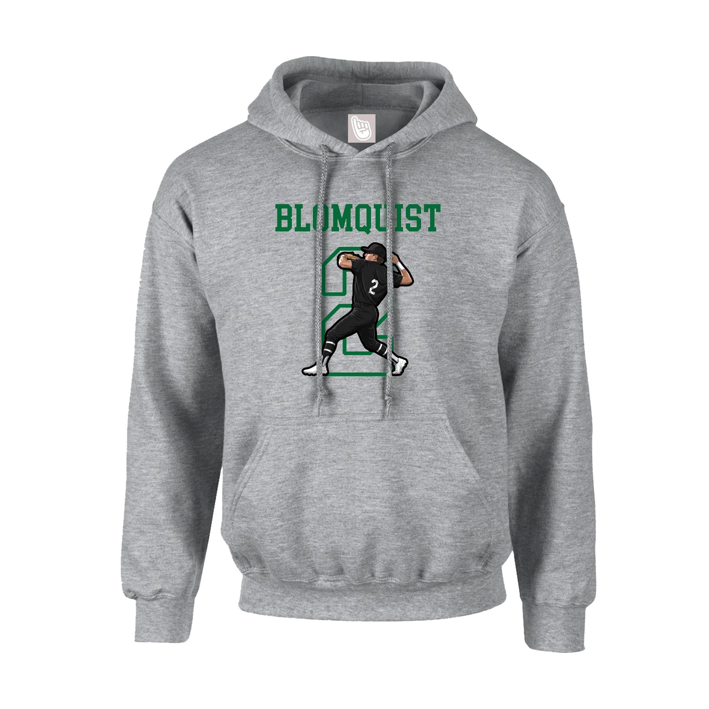 Hoodie — Shirsey in Grey