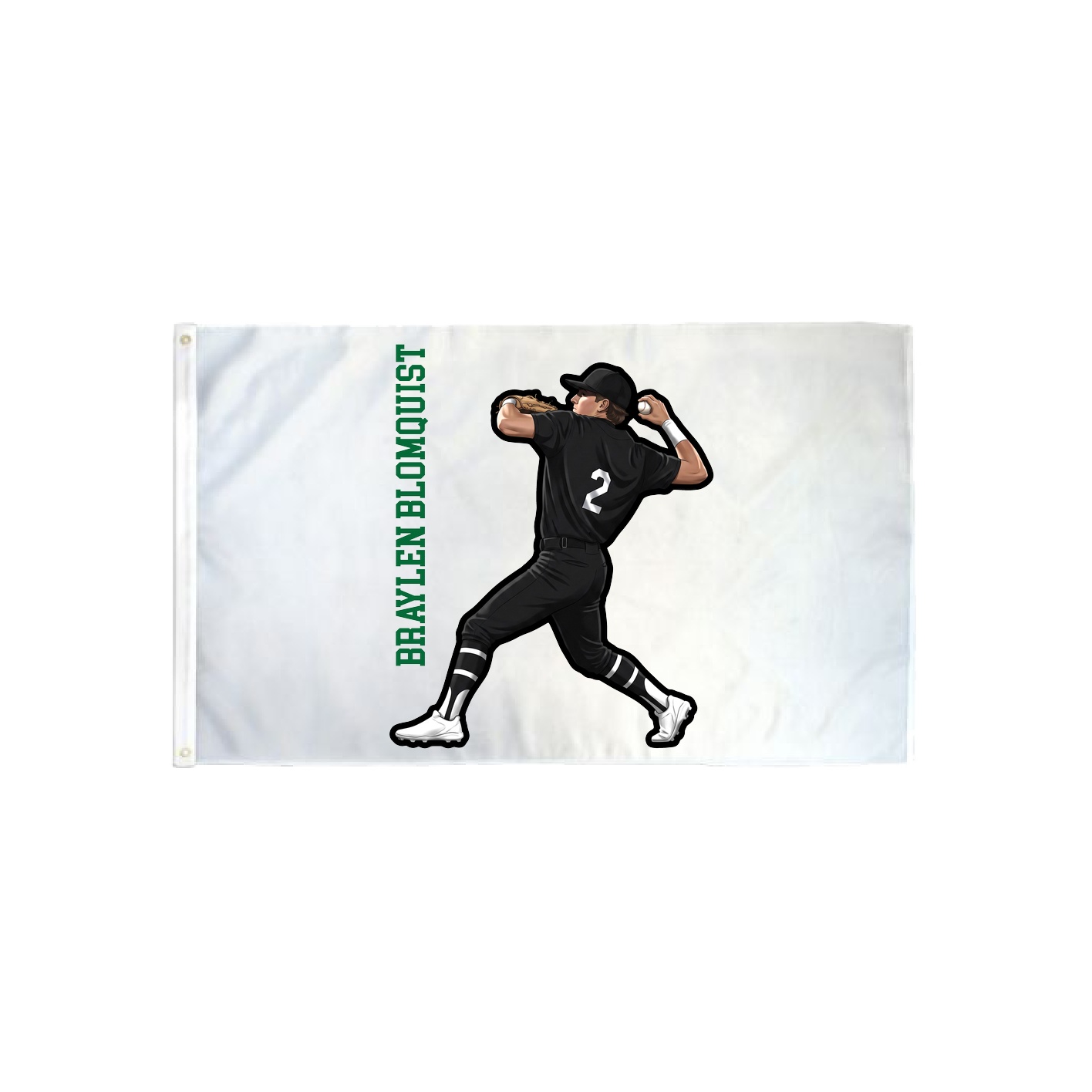 3x5 Flag — Name Vertical in Classic