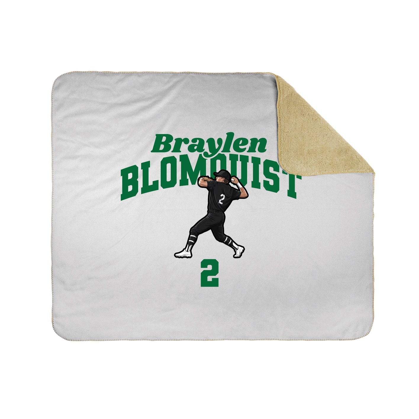 Throw Blanket — Signature Arch in White