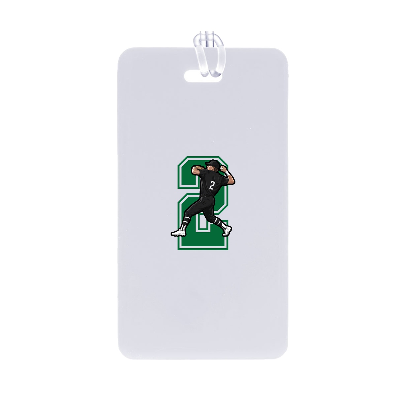 Bag Tag — Number in Classic