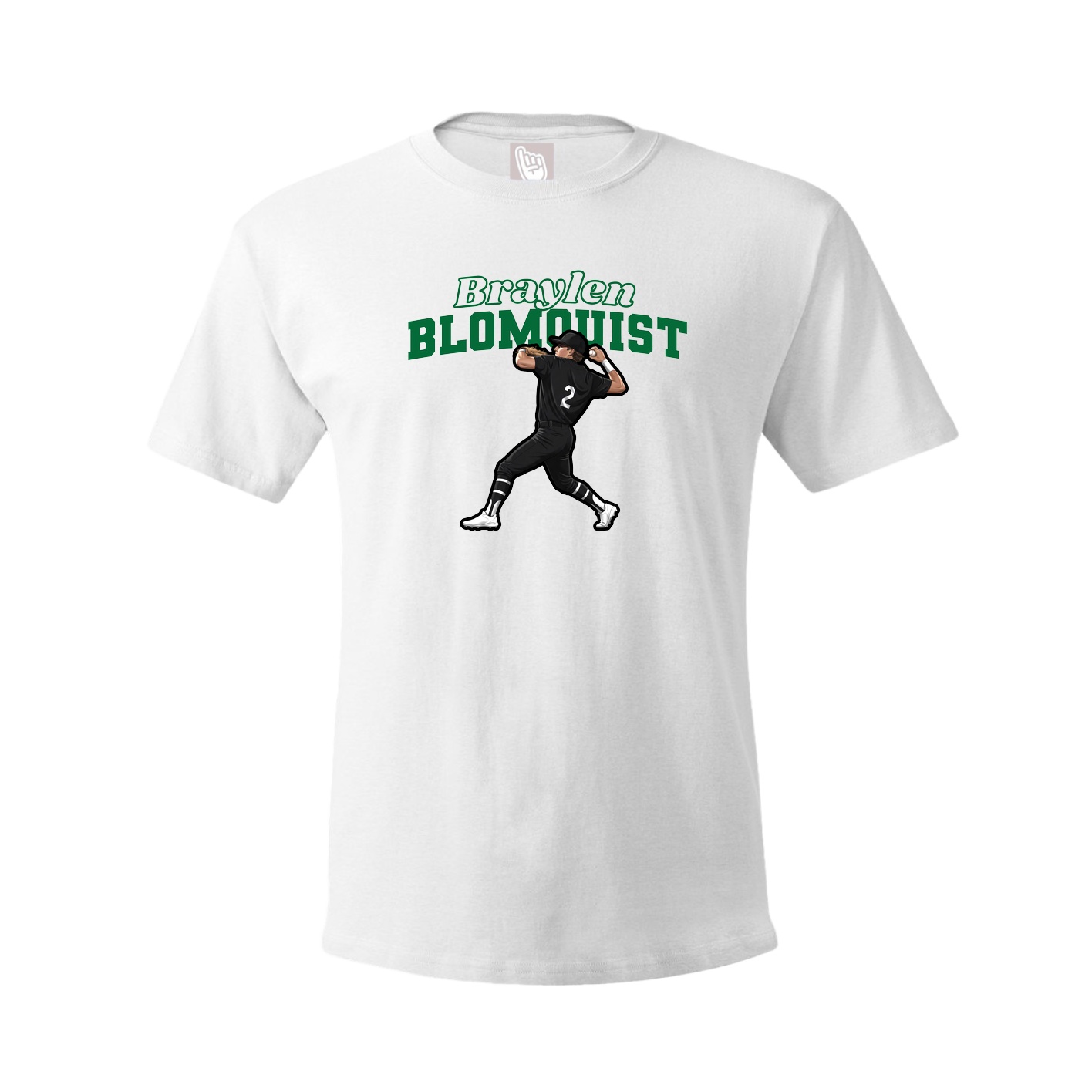 Tee — Name Arch in White