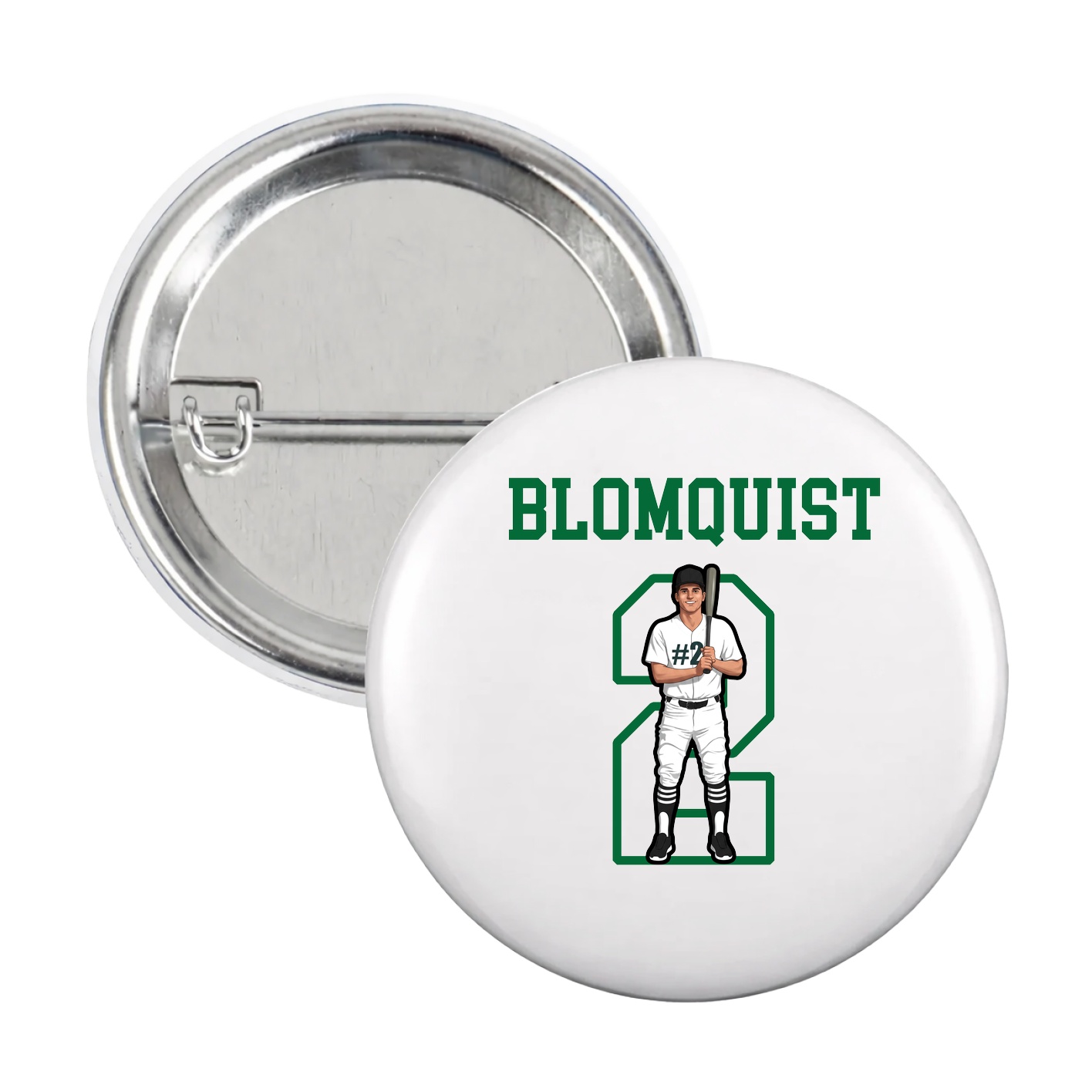 Game Day Button — Shirsey in White