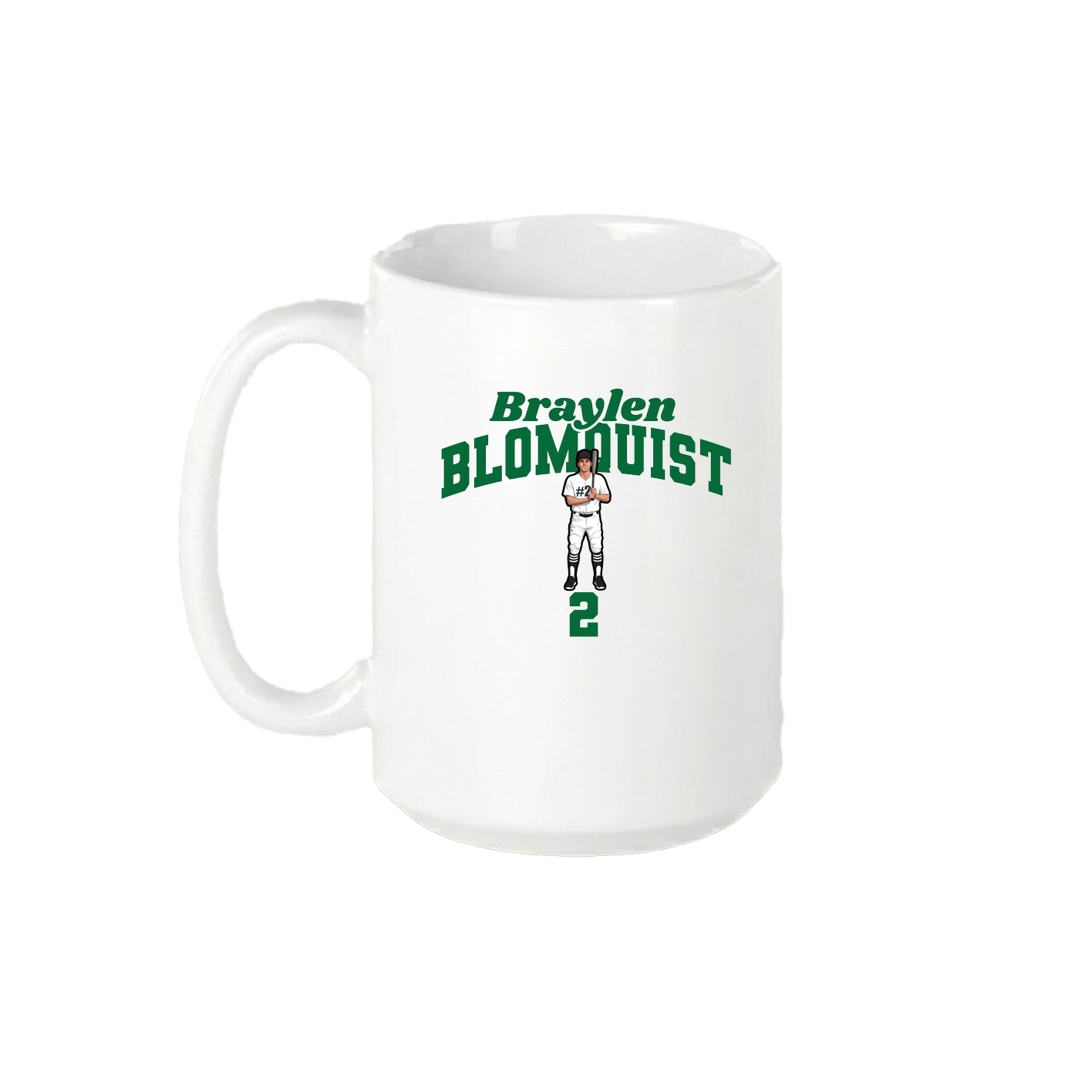 15oz Coffee Mug — Signature Arch in White