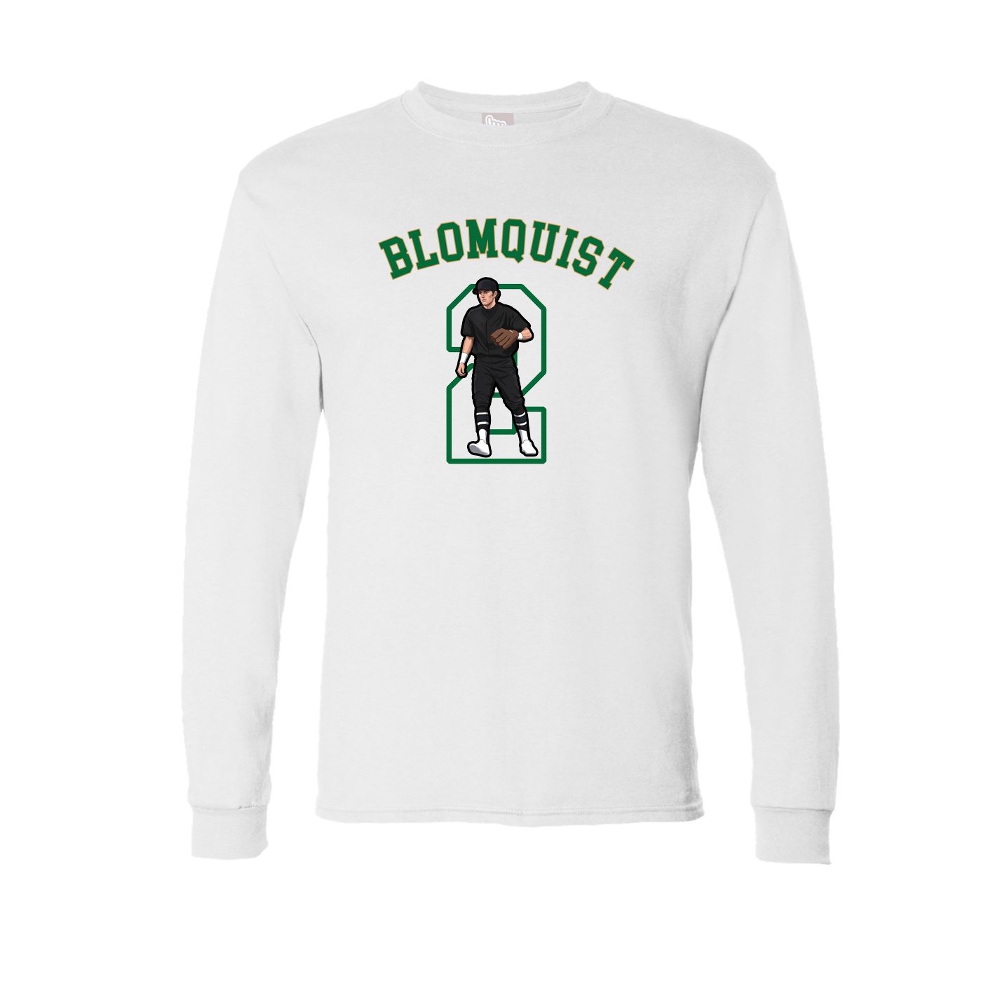 Long Sleeve Tee — Shirsey Arch in White