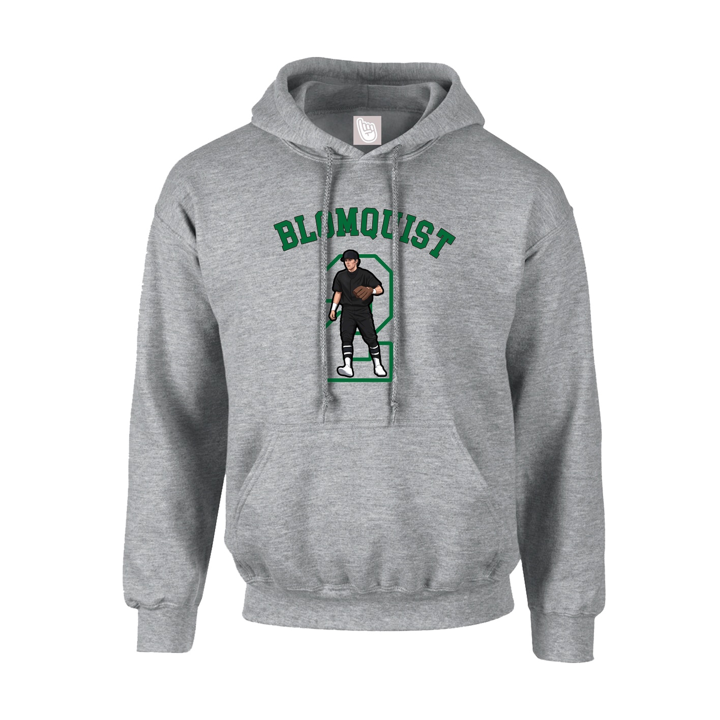 Youth Hoodie — Shirsey Arch in Grey