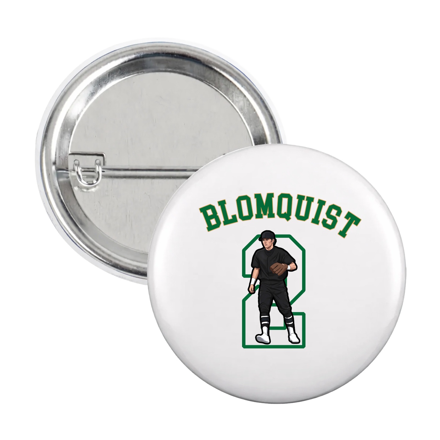 Game Day Button — Shirsey Arch in White
