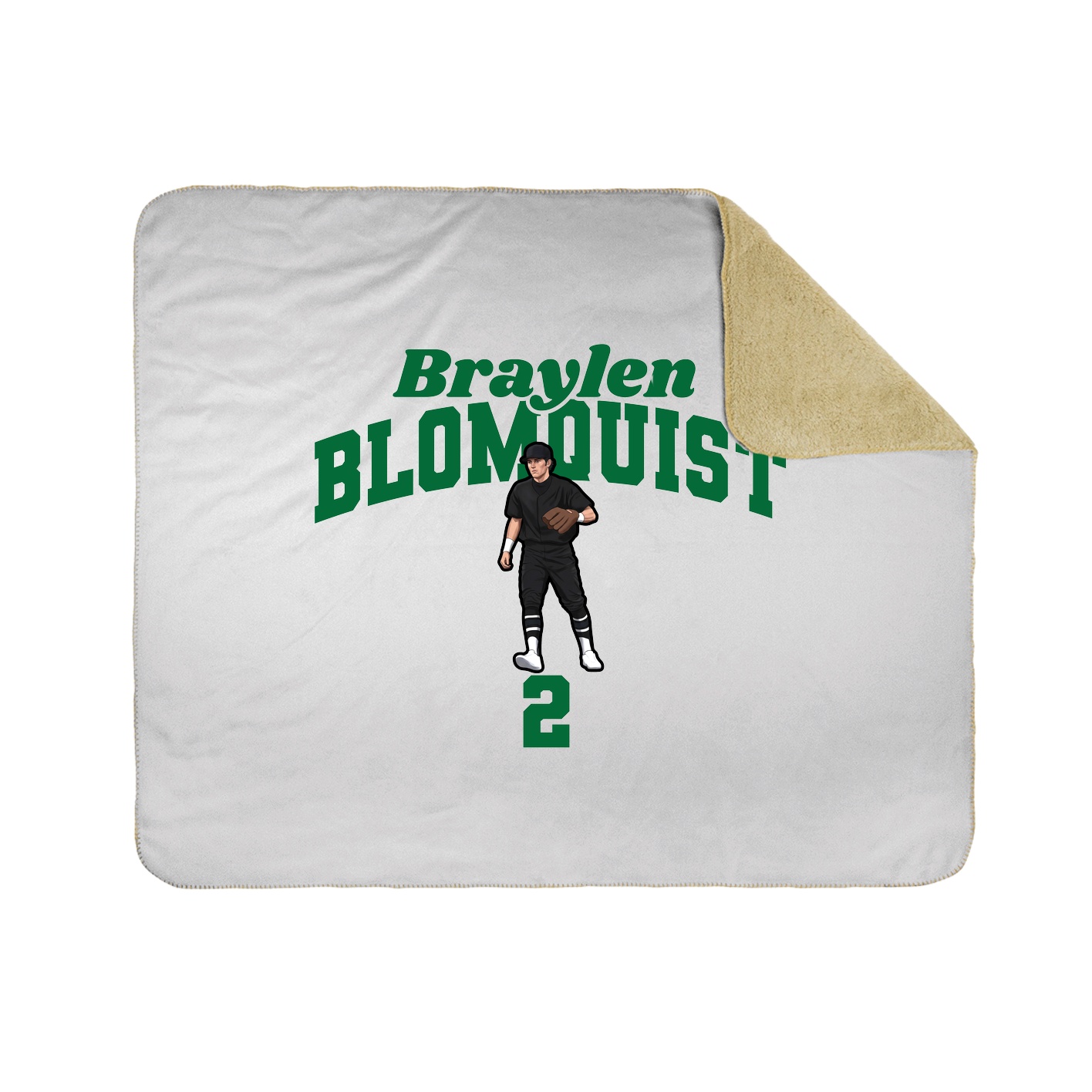 Throw Blanket — Signature Arch in White