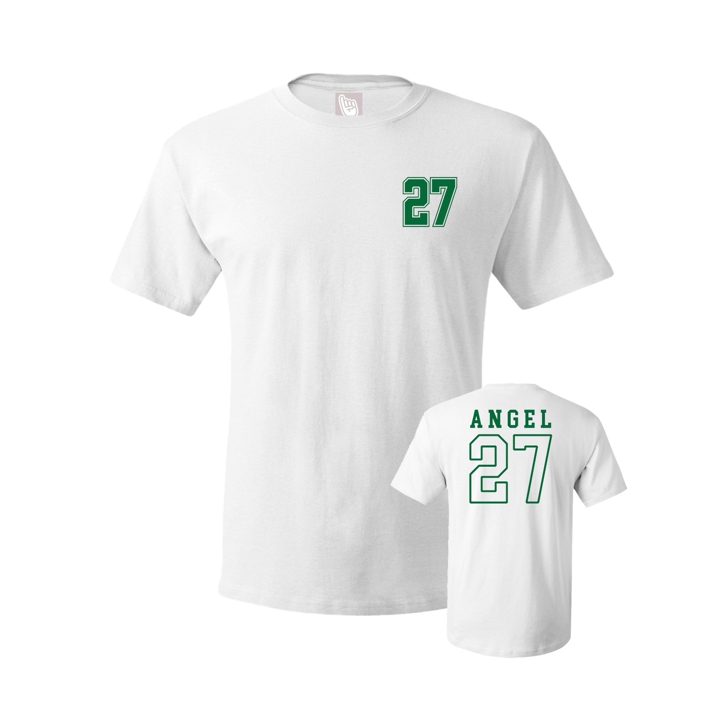 Tee — Chest Back in White