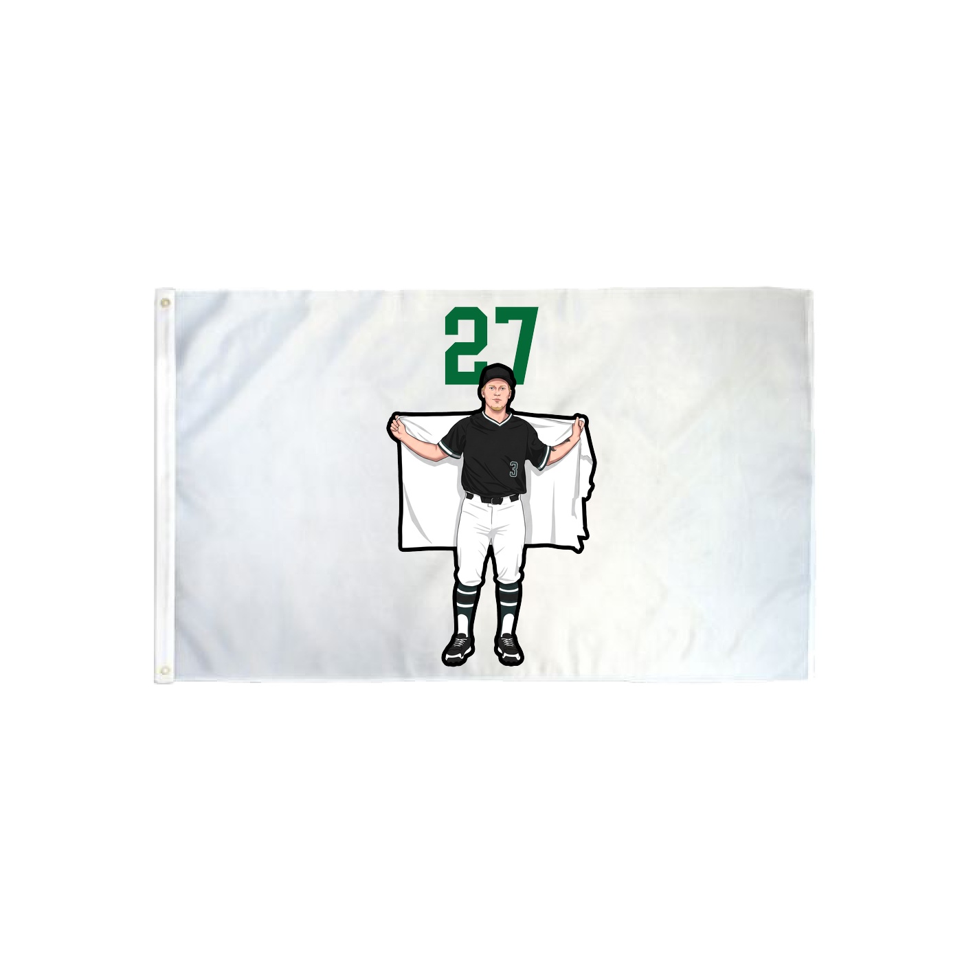3x5 Flag — Number Top in Classic