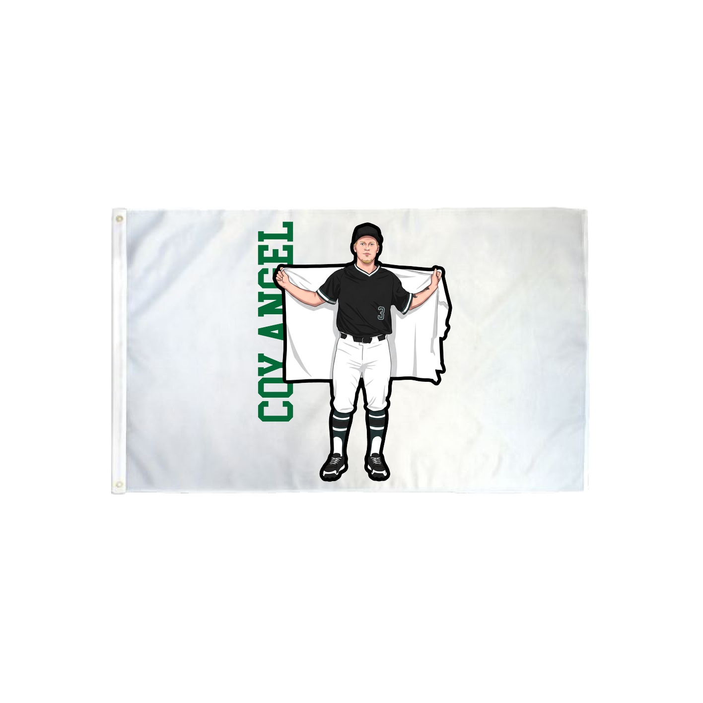 3x5 Flag — Name Vertical in Classic