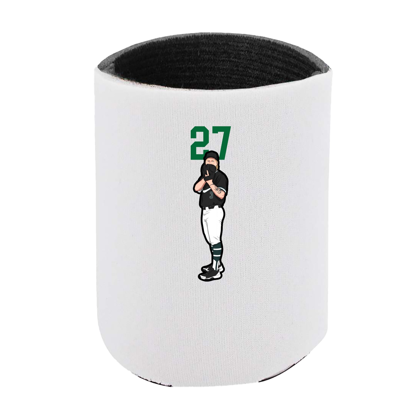 Can Holder — Number Top in White