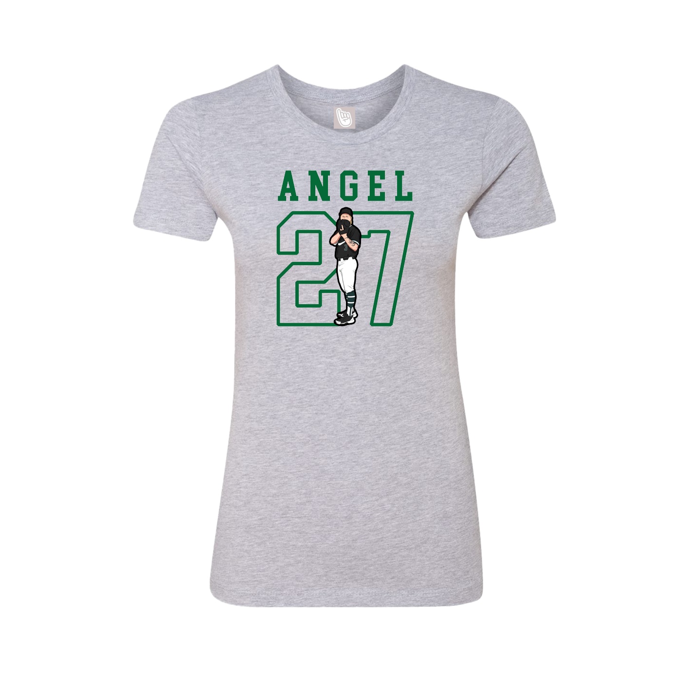 Fitted Women's Tee — Shirsey in Grey