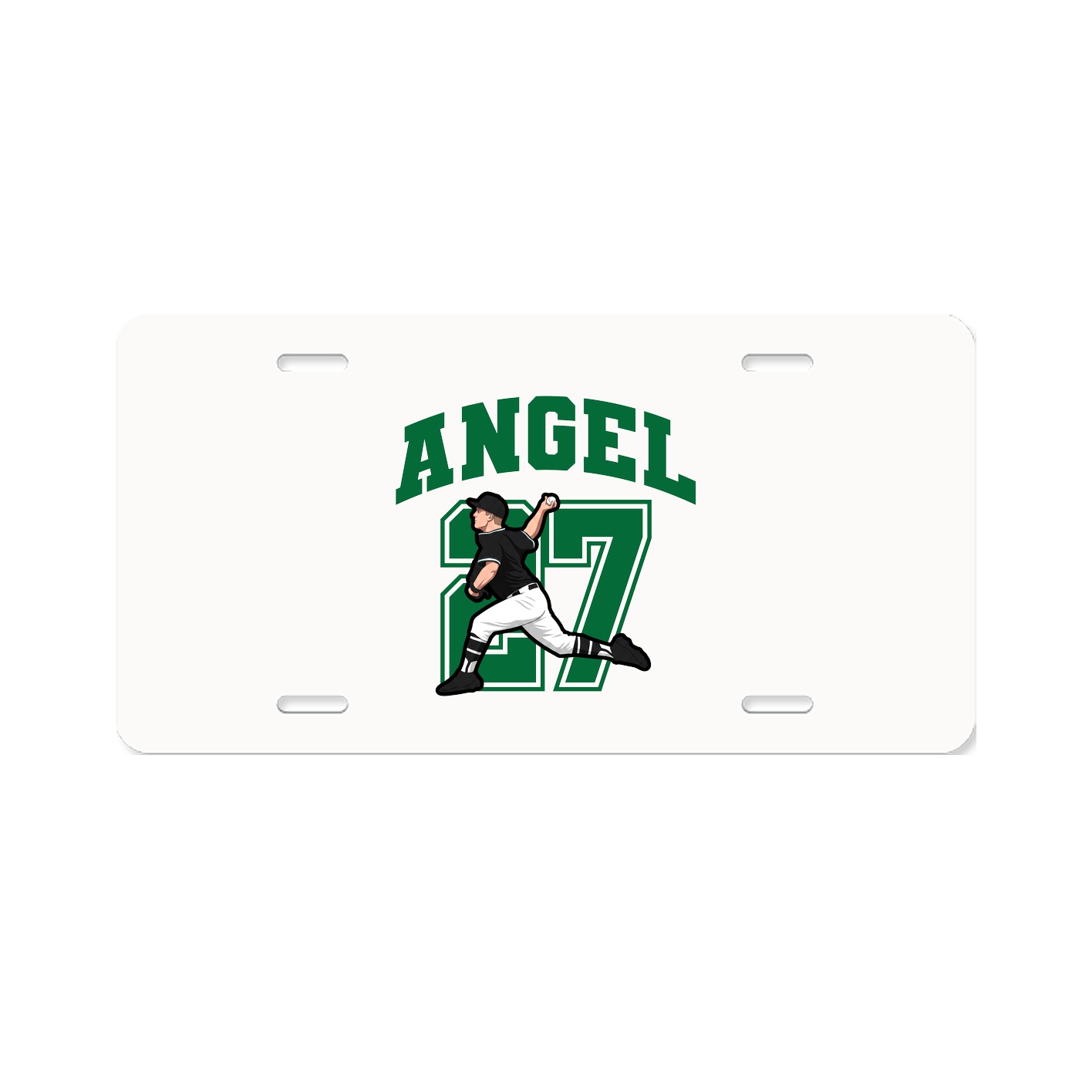 License Plate — Number in Classic