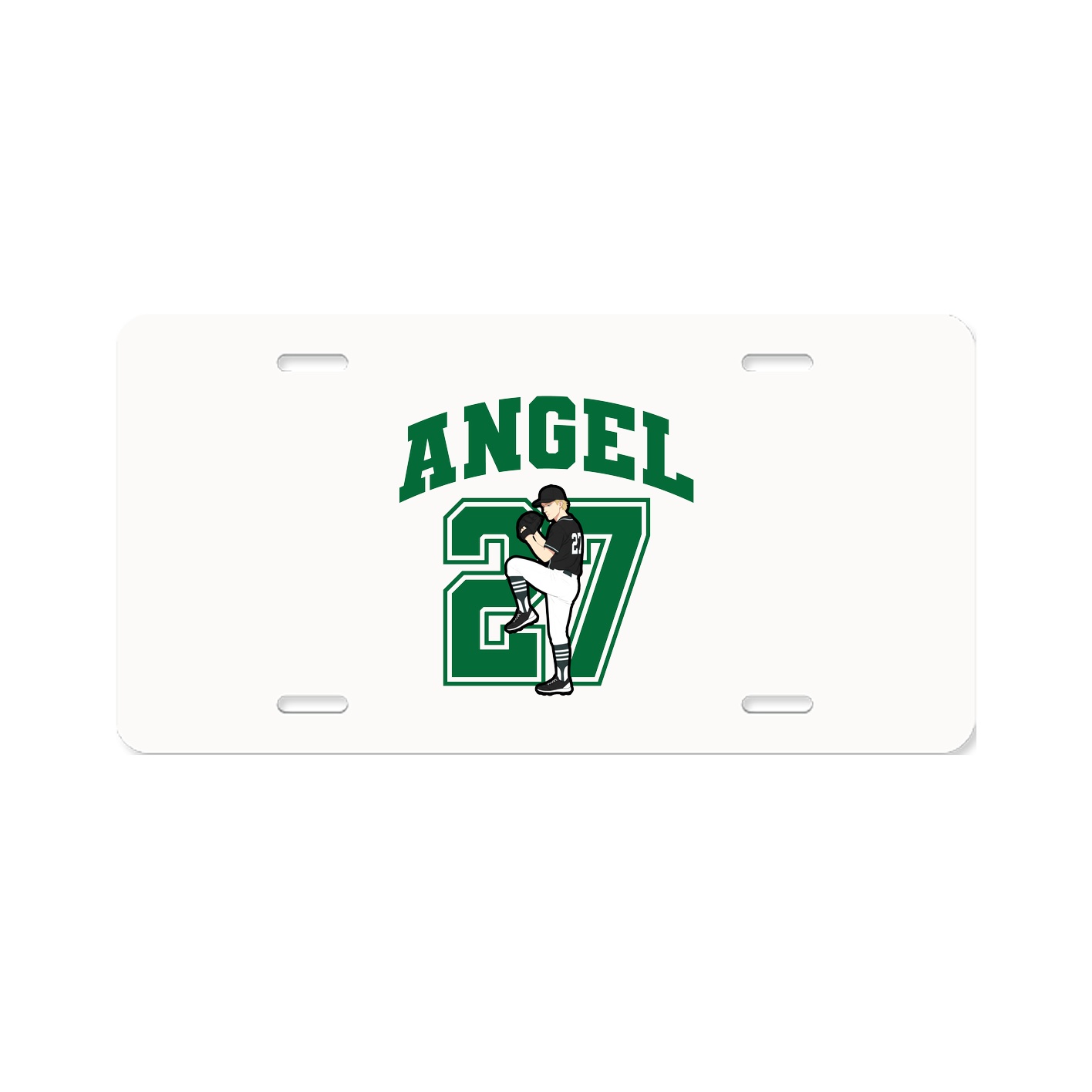 License Plate — Number in Classic