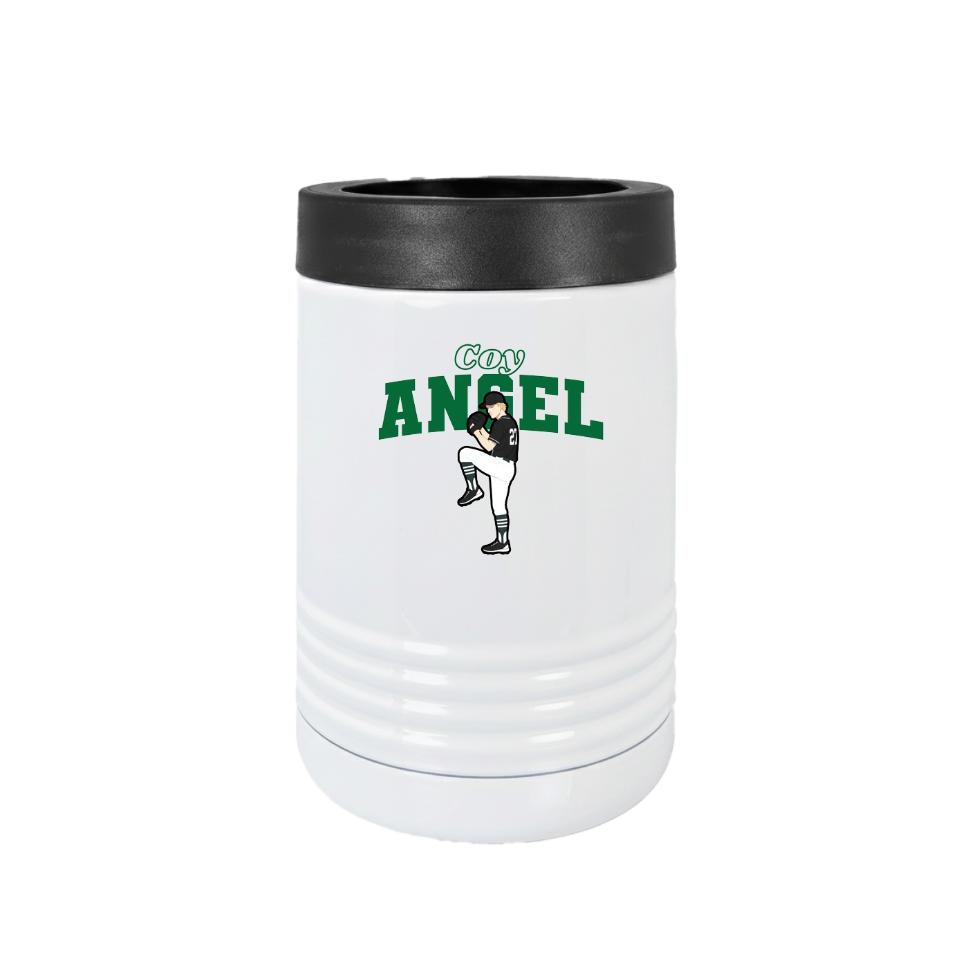 Beverage Holder — Name Arch in White