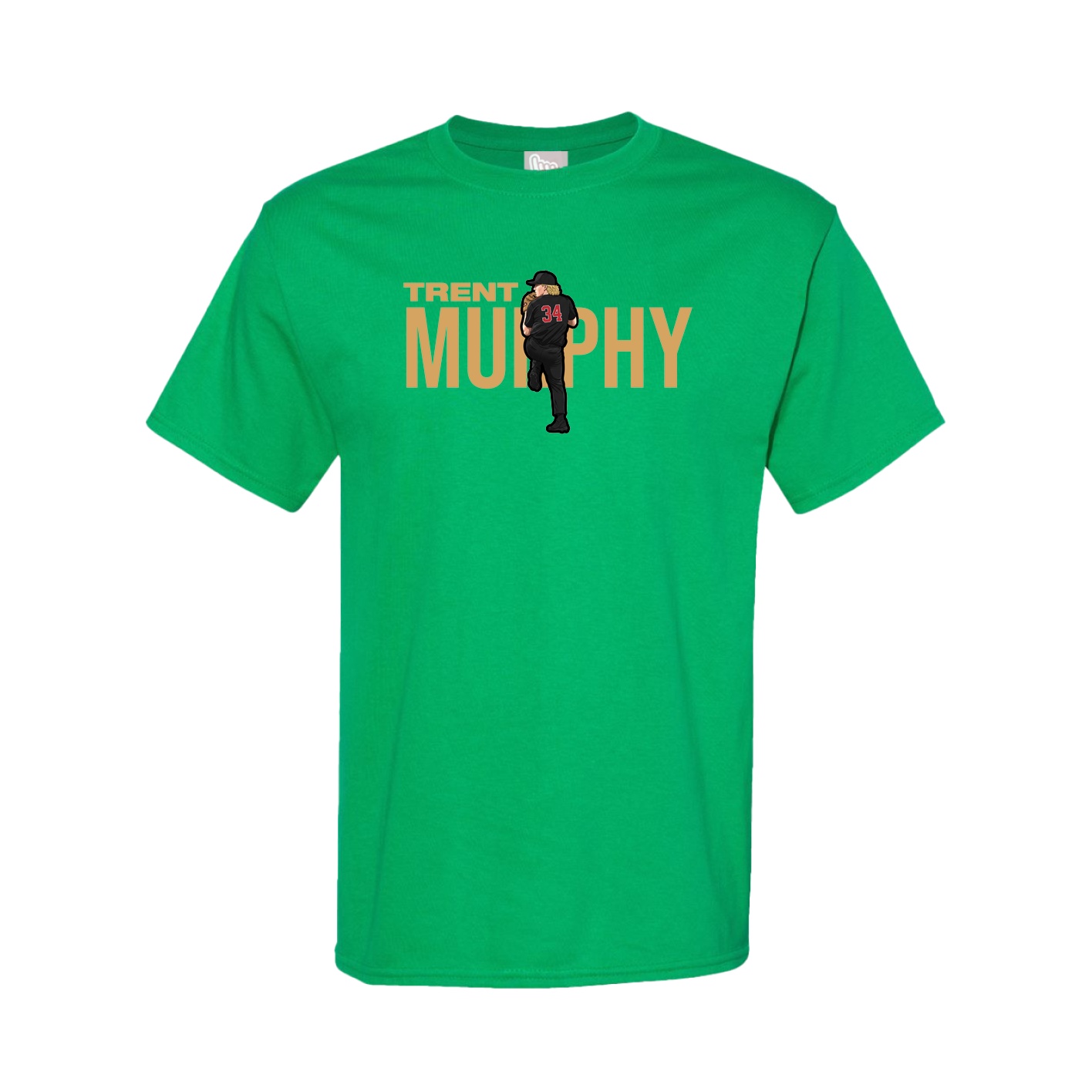 Youth Tee — Player Name in Green