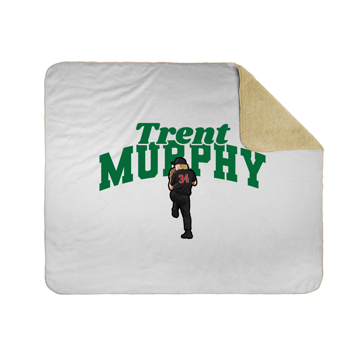 Throw Blanket — Signature Arch in White