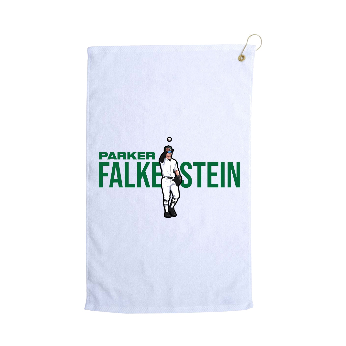 Golf Towel — Player Name in White