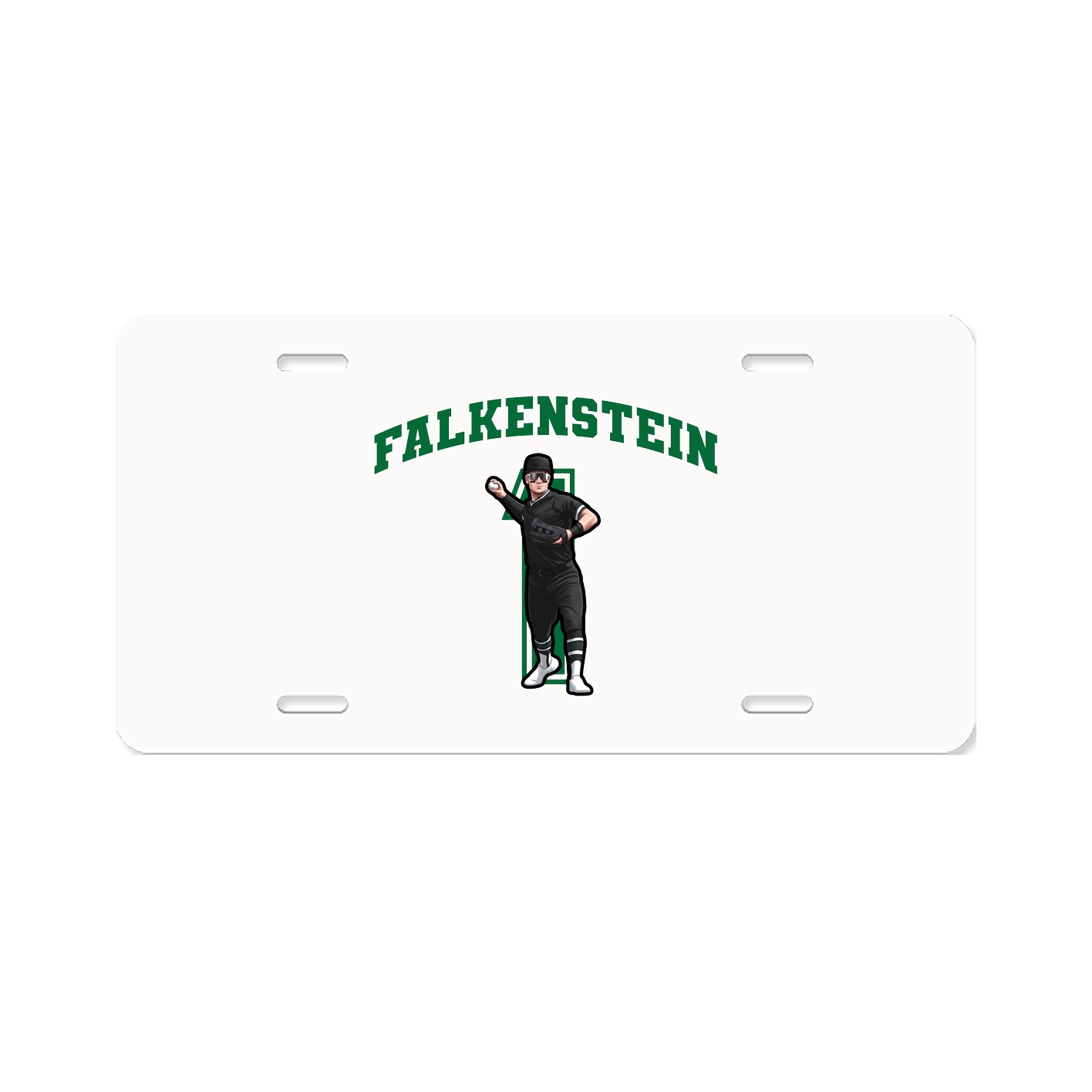 License Plate — Number in Classic