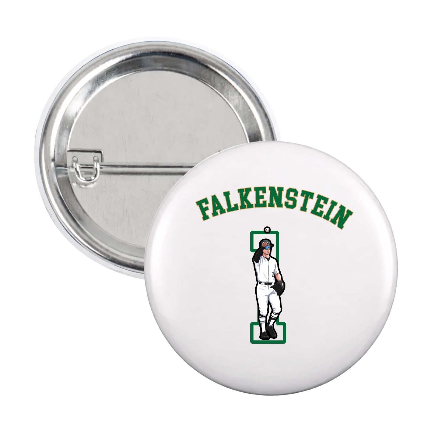 Game Day Button — Shirsey Arch in White