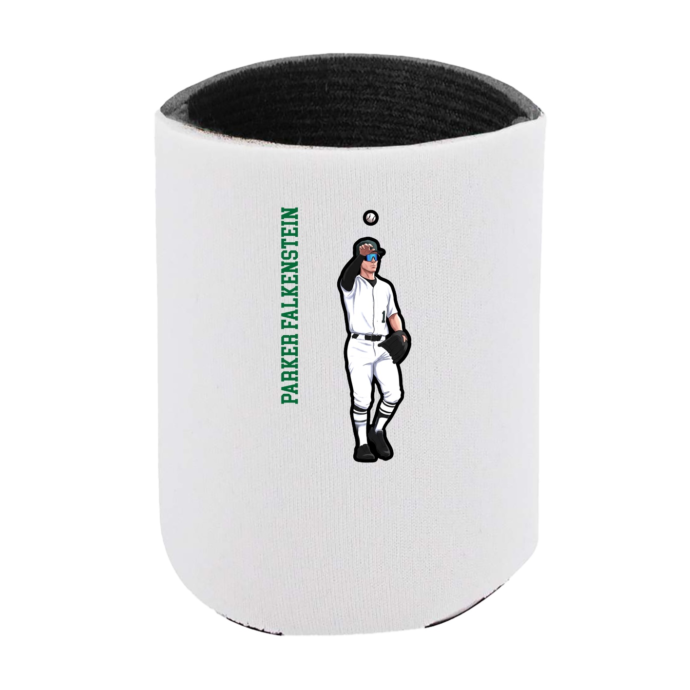 Can Holder — Name Vertical in White